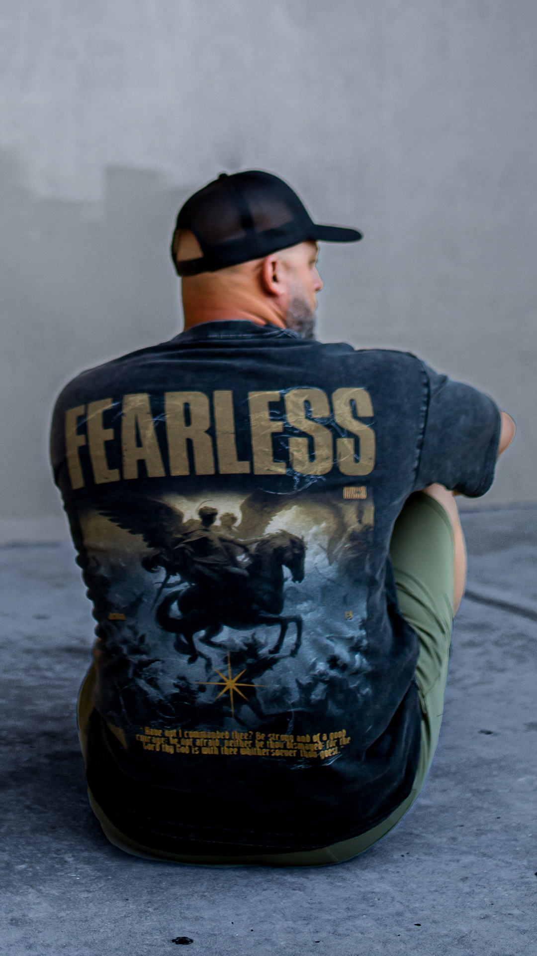 Fearless Oversize T-Shirt - Acid Wash