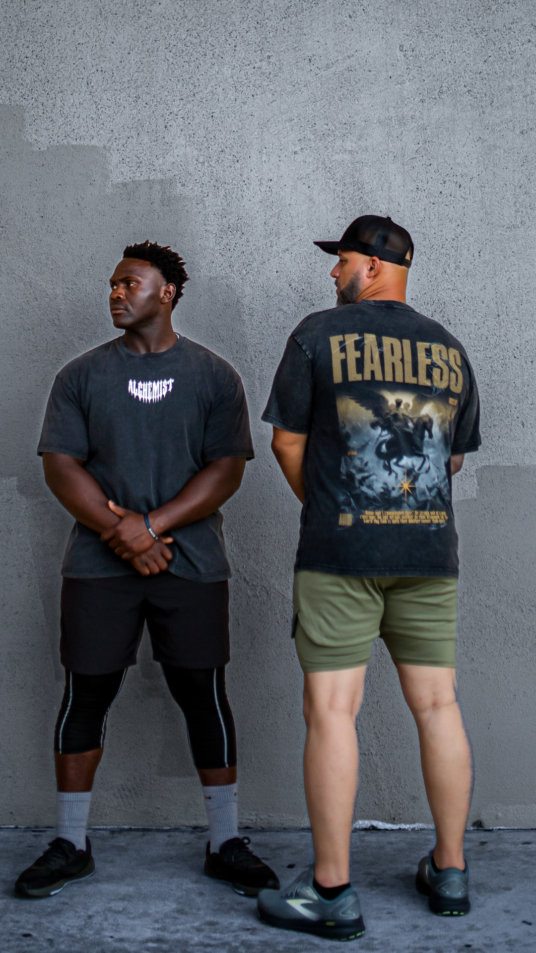 Fearless Oversize T-Shirt - Acid Wash