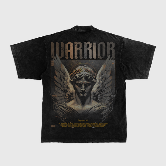 Warrior Oversize T-Shirt - Acid Wash