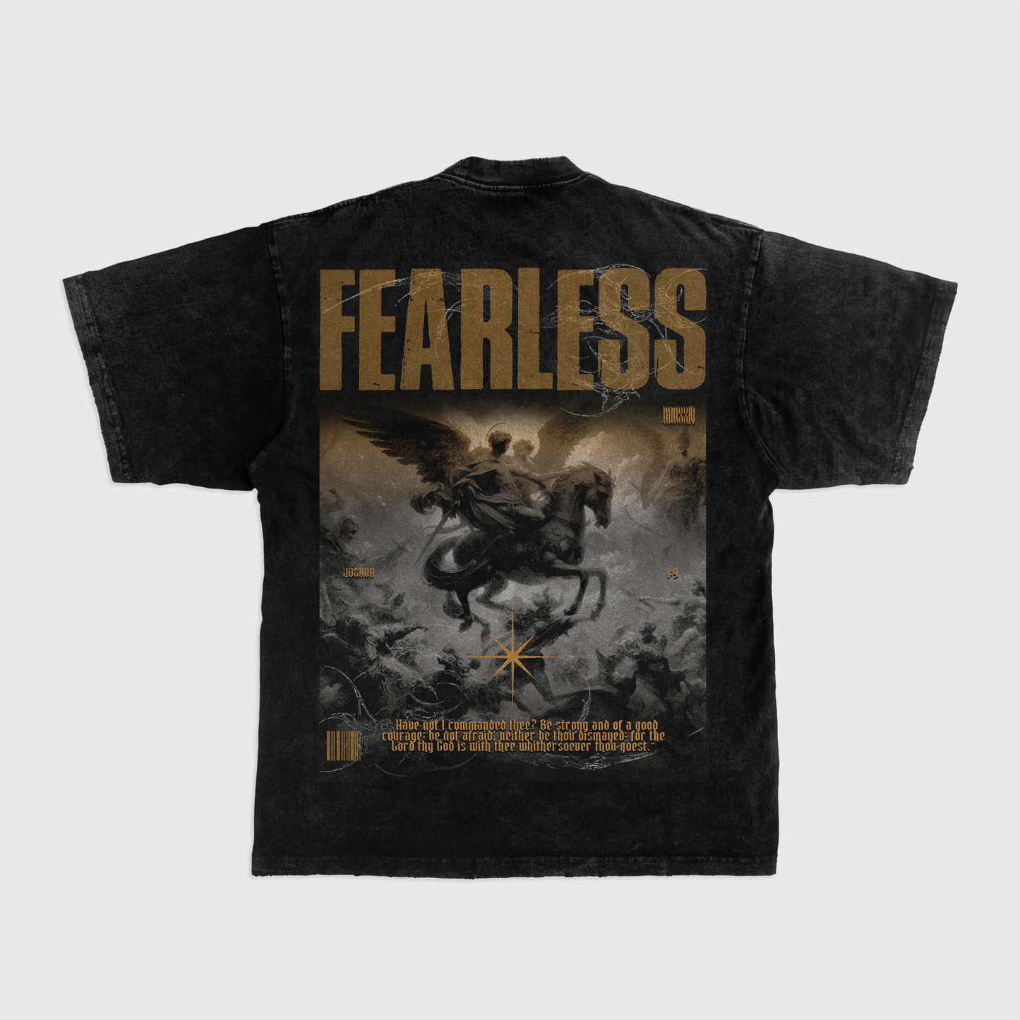 Fearless Oversize T-Shirt - Acid Wash